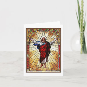 CHRIST Glas in lood Window Kaart