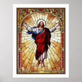CHRIST Glas in lood Window Poster (Voorkant)
