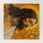 Christ Golden Abstract Art Legpuzzel (Horizontaal)