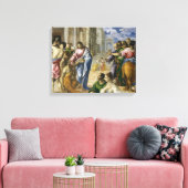 Christ Healing the Blind Canvas Afdruk (Insitu (Woonkamer))