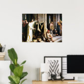 Christ Healing the Sick at Bethesda by Carl Bloch Poster (Thuiskantoor)