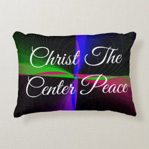 Christ Het Center Vredes Geometrisch Accent Kussen