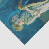 Christ & His Mother Studying the Scripts Tissuepapier (Detail)