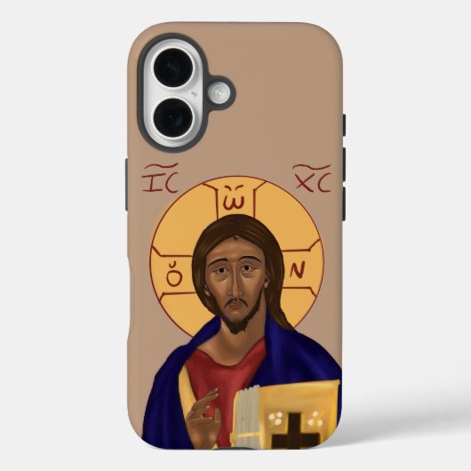 Christ Icon iPhone hoesje - meerdere maten (Achterkant)