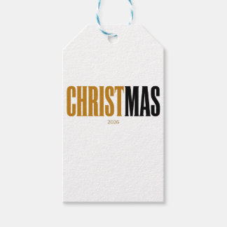 Christ Is Christmas Gouden Cadeaubijsluiter Cadeaulabel