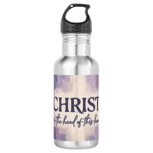 CHRIST Is het Hoofd van dit Huis Christelijk Waterfles