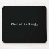 Christ Is King Jesus Catholic Christian Christiani Muismat (Voorkant)