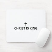 Christ Is King Subtle Minimal Christian Faith Reli Muismat (Met muis)
