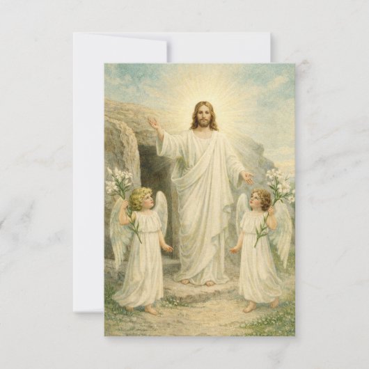 Christ Is Risen Catholic Easter Paschal Prayer (Voorkant)