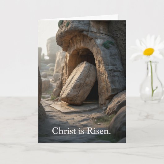 Christ Is Risen Easter Bulk Church Greeting Cards Kaart (Kleine Plant)