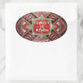 "Christ is Risen" PysankyPascha/Paasei Sticker (Tas)