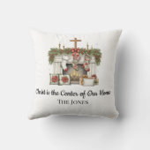 Christ is the Center Christmas  Kussen (Achterkant)