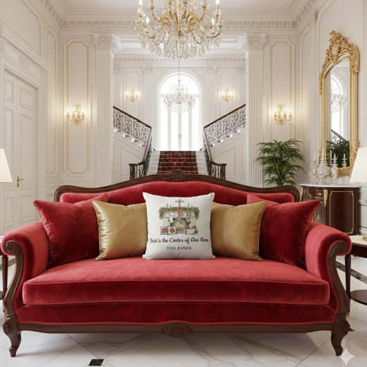 Christ is the Center Christmas  Kussen