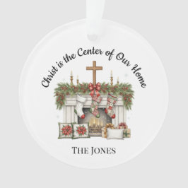 Christ is the Center Christmas  Ornament