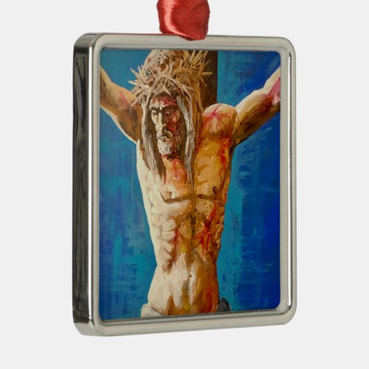 Christ Jesus  Metalen Ornament (Rechts)