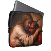 Christ Liefhebbende Lucifer Laptop Sleeve (Voorkant Rechts)