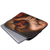 Christ Loving Lucifer Laptop Sleeve (Voorkant onderkant)