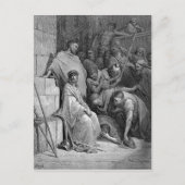 Christ Mocked Briefkaart (Voorkant)