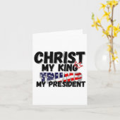 Christ My King troef mijn President Kaart (Gele Bloem)