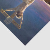 Christ on the Cross by Carl Bloch Tissuepapier (Detail)