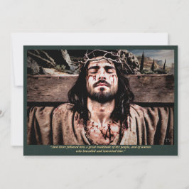 Christ on the Road to Calvary—Luke 23:27 Biblical Kaart