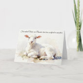 Christ Our Passover: Christian Passover card Kaart (Voorkant)