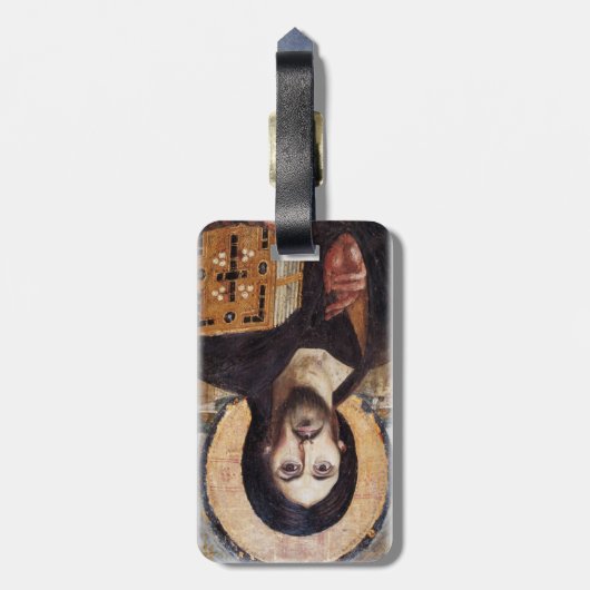 Christ Pantocrator Icon Bagagelabel (Achterkant verticaal)