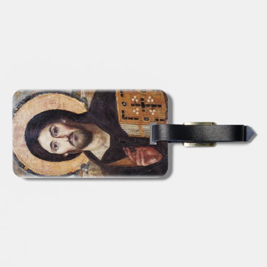 Christ Pantocrator Icon Bagagelabel (Achterkant horizontaal)