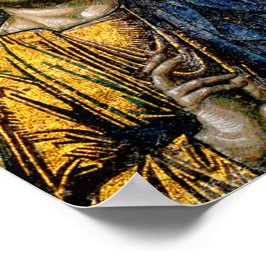 Christ Pantocrator Mosaic Poster (Hoek)