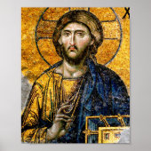 Christ Pantocrator Mosaic Poster (Voorkant)