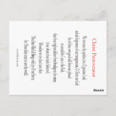 Christ Pantocrator Prayer Kaart (Achterkant)