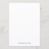 Christ Paper Icon Card Bedankkaart (Achterkant)