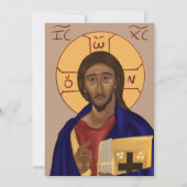 Christ Paper Icon Kaart (Voorkant)