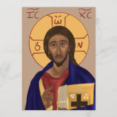 Christ Paper Icon Kaart (Voorkant)