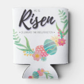 Christ_risen moderne stijl verpakt blikjeskoeler (Achterkant)
