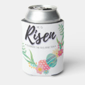 Christ_risen moderne stijl verpakt blikjeskoeler (Blikje Achterkant)