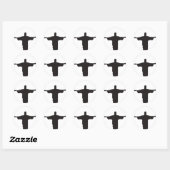 Christ Ronde Sticker (Vel)