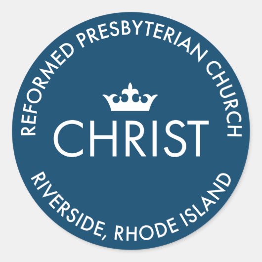 Christ RPC Grote Sticker (Voorkant)