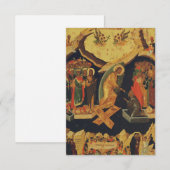 Christ’s Descent into Hades Holy Card Bedankkaart (Voorkant / Achterkant)