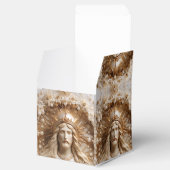 Christ the King Gold and Pearls Favor Box Bedankdoosjes (Geopend)