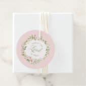 Christ the Lord is Risen | Spring Flowers Bedankjes Labels (In situ)