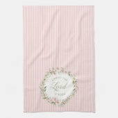 Christ the Lord is Risen | Spring Flowers Theedoek (Verticaal)