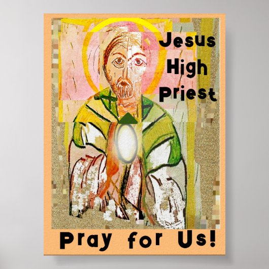 Christ the Priest Poster (Voorkant)