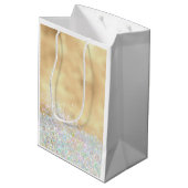 Christ the Savior is Born Christmas Medium Cadeauzakje (Achterkant Gekanteld)