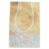 Christ the Savior is Born Christmas Medium Cadeauzakje (Achterkant)