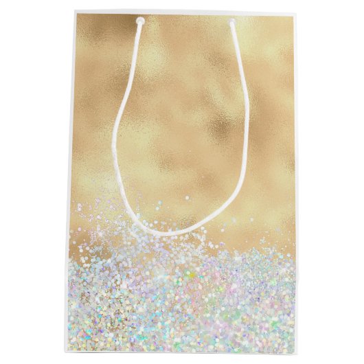 Christ the Savior is Born Christmas Medium Cadeauzakje (Achterkant)