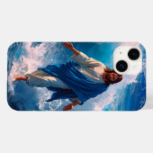 Christ Walks on Water iPhone case (Achterkant (horizontaal))
