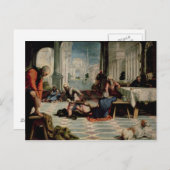 Christ Washing the Feet of the Disciples Briefkaart (Voorkant / Achterkant)