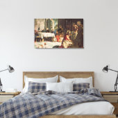 Christ Washing the Feet of the Disciples Canvas Afdruk (Insitu (Slaapkamer))