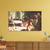 Christ Washing the Feet of the Disciples Canvas Afdruk (Insitu (Woonkamer))